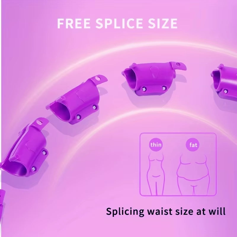 Weighted Pilate Hoop Infinity Design,Smart Exercise Equipment for Women, Home Fitness,Space-Saving,Portable and Easy to Assemble